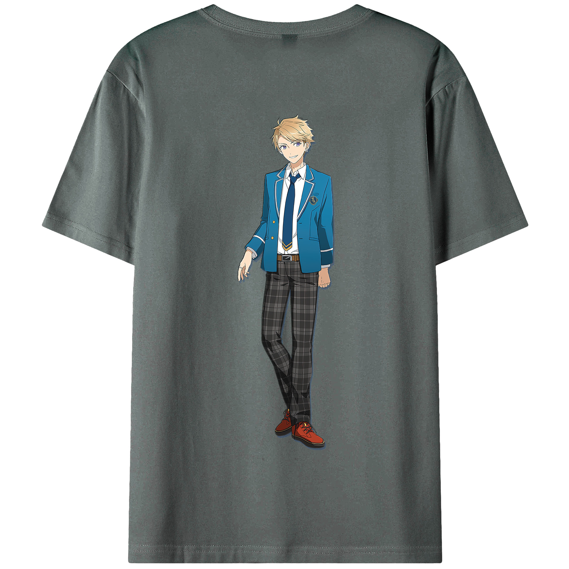 （画像用） あんさんぶるスターズ! Ensemble Stars 綿100％半袖Tシャツ（背面プリント）
